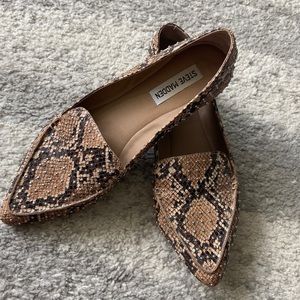 Steve Madden Snakeskin Loafers